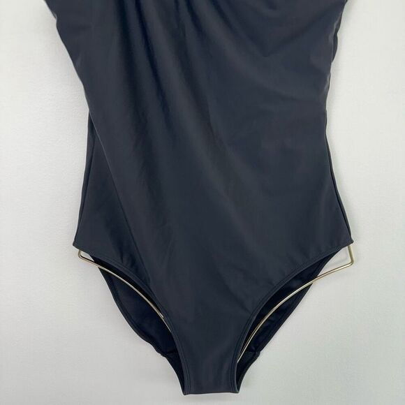 Modibodi Women’s Black One Shoulder One Piece Swimsuit - Picture 7 of 11